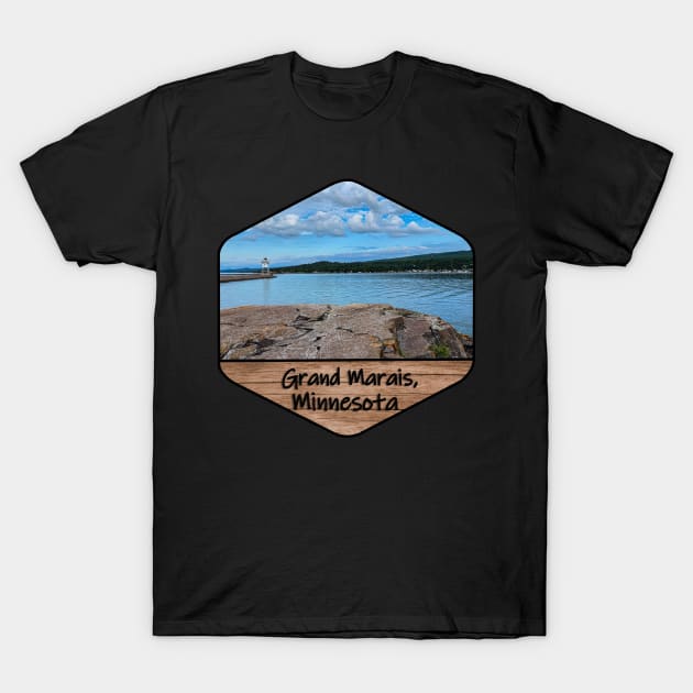 Grand Marais, Minnesota (Artist Point) T-Shirt by gorff